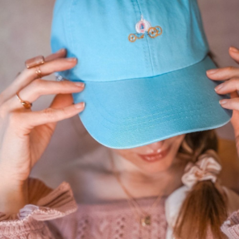 CINDERELLA PRINCESS CARRIAGE EMBROIDERED DAD CAP